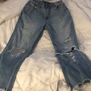 Super cute distressed jeans